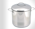 stainless steel covered stockpot